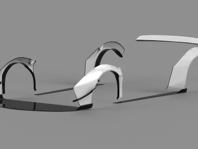 Ferrari 488 GTB Liberty Walk 3D model