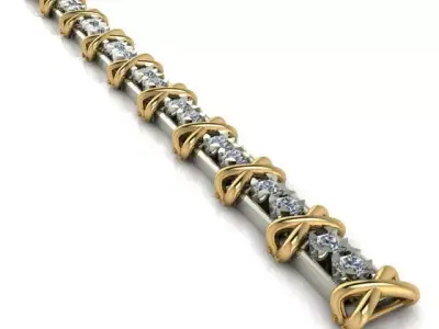 Bracelet Tiffani  3D print model