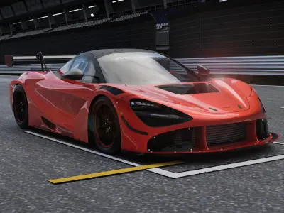 McLaren 720S GT3X 3D model