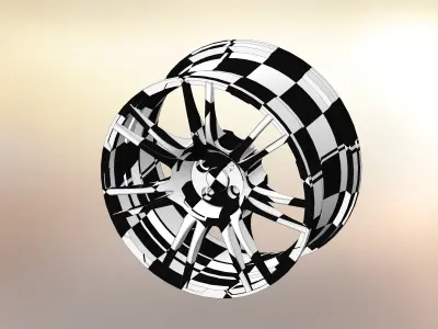 Araba jant model 3D model