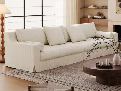 Mid Century interior scene 3D model