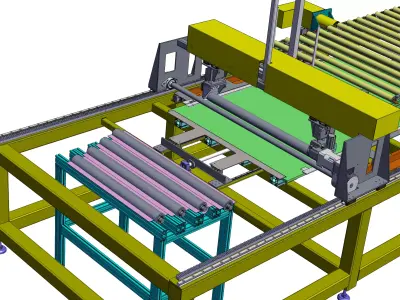TV film pressing equipment 3D model