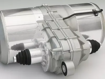 Tesla Electric Motor 3D model