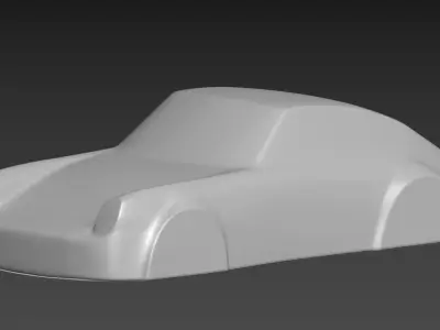 Porsche 911 simplified decorative model ver1 3D print model