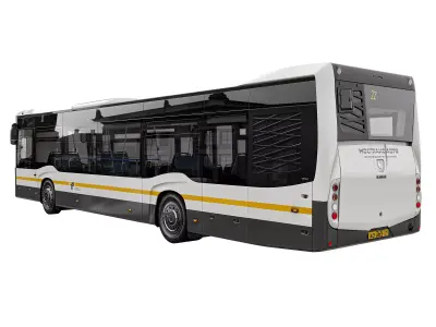 NefAZ-5299-40 Moscow region coloring 3D model