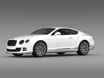 Bentley Continental GT Speed 2014 3D model