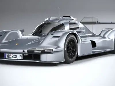 Porsche 963 RSP 2026 3D model