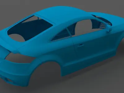 Clean Scan Audi TT RS - Scanned 3D print model