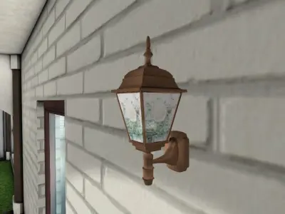 Exterior Lamp Free low-poly 3D model