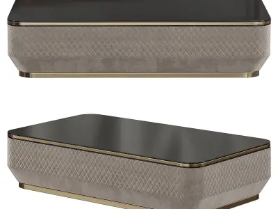 Botega Gold Center Table by Elve luxury 3D model