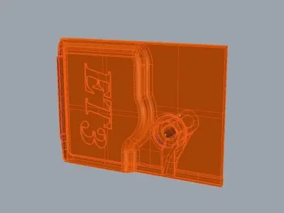 Shift link cover for VESPA  ET3 3D print model
