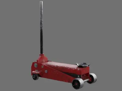 Car Jack 1A Low-poly 3D model