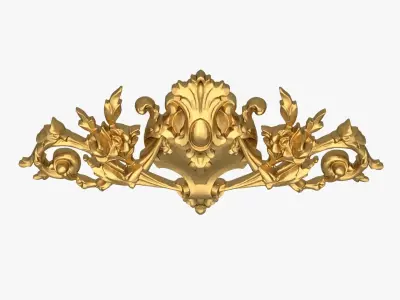 Classic decor ornament 220 3D model