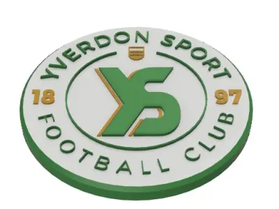 Yverdon Sport FC Wall Sign 3D print model