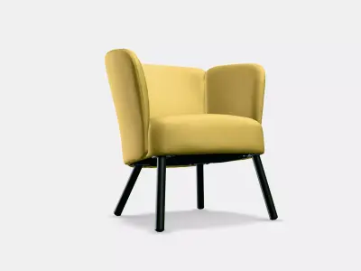 HERRAKRA Armchair Low-poly 3D model