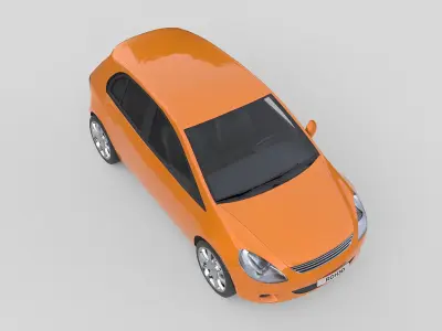 Generic Hatchback Car 2002 3D model