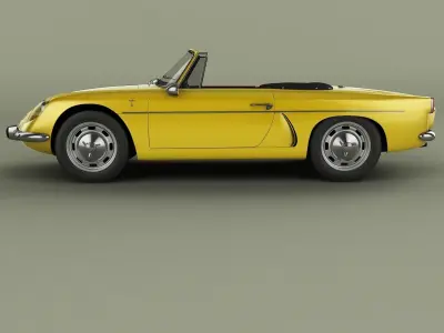 Renault Alpine A108 Convertible 3D model