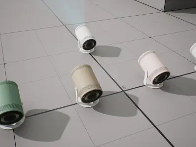 SAMSUNG Projector - BESPOKE The Freestyle Low-poly 3D model