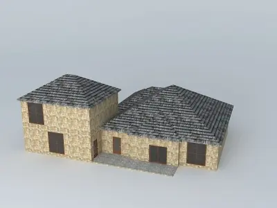 Luxury Cabin Free 3D model