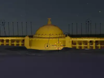 indian palace 3D model 3D model
