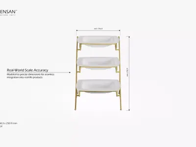 Tiered Serving Decorative Stand 3D print model