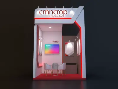 booth design 3D model