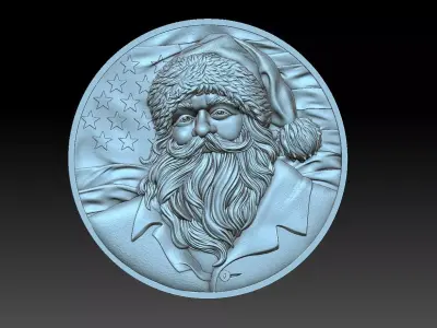 Santa claus 3D print model
