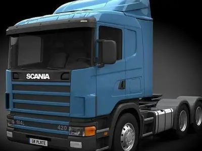 Truck  model  3D model