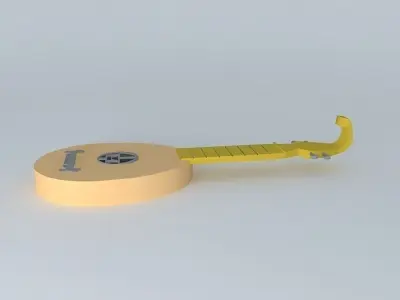 citola ukulele Free 3D model
