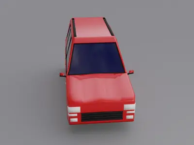 Cartoon Car  3D model