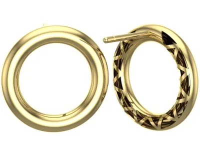 Minimal earrings 3D print model