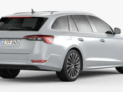 Skoda Octavia Combi 2020 3D model