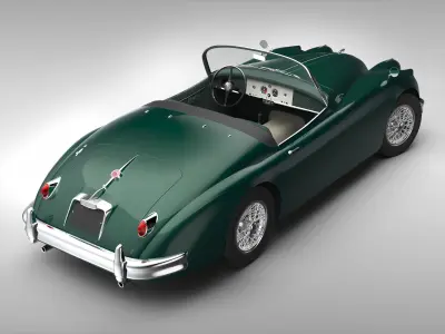 Jaguar XK150 1957-1961 3D model