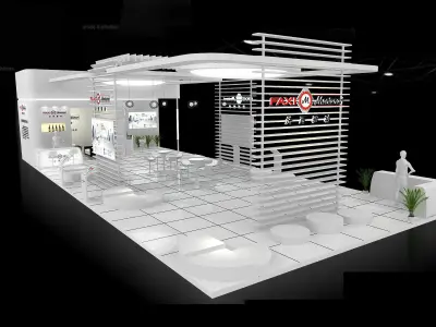 Exhibition - Area - 21X9-3DMAX2009-02 3D model