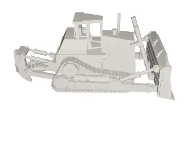 Industrial vehicle 3D model