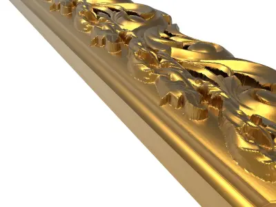 carved frame 3D model 41