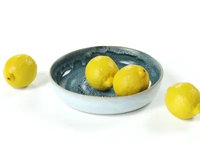 ONOMAO - Mezze plate - TEAL 3D model