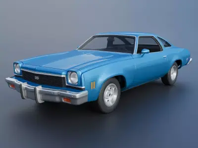 Chevrolet Chevelle 1973 3D print model