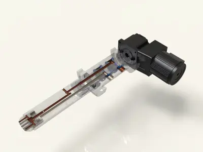 Chocolate  Filling  Nozzle Two Colors 3D print model