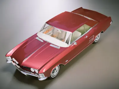 Buick Riviera Classic Car 3D model