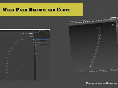 Pack Plane Chains Models PBR  3D Model Collection