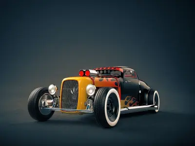 Hot Rod - Lucky 3D model