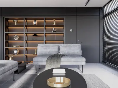 Modern living - C2 3D model