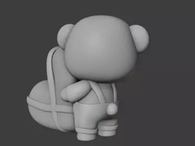 Valentine BEAR 136 3D print model