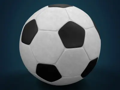 Soccer Ball Low-poly 3D model