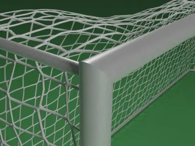 Soccer Football Goal Low-poly 3D model
