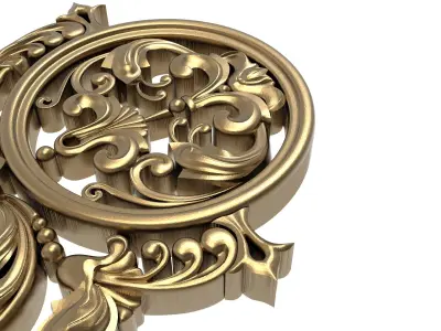  decorative pattern ready for 3D printing 3D model