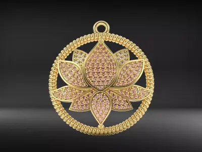 LOUTS DIAMOND CHARM 3D print model