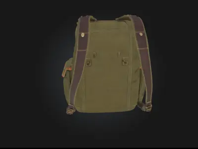 Green Adventure Pack  Essentials for Outdoor Exploration 3D model