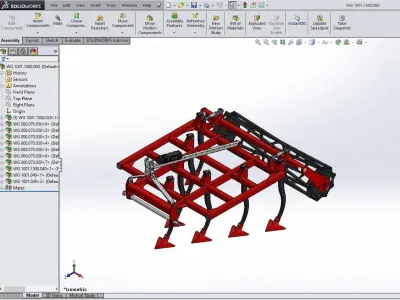 WG 1001 - Landscape  cultivator 150 - 300 3D model